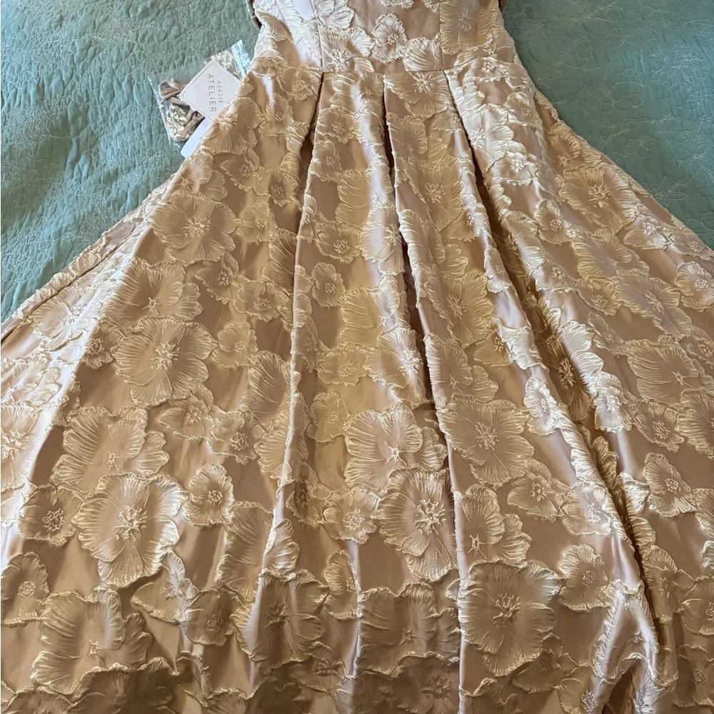 Azazie Atelier Florentine Strapless Gown in Vintage Blush - Bridal, Wedding - Picture 10 of 16